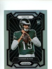 TANNER MCKEE 2023 PANINI PRIZM SILVER VARIATION ROOKIE #319 PHILADELPHIA EAGLES