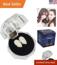 Authentic 13mm Vampire Teeth Dentures for Cosplay and Halloween Parties