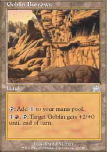 Goblin Burrows - Onslaught #318/350 MTG Magic The Gathering - Picture 1 of 1