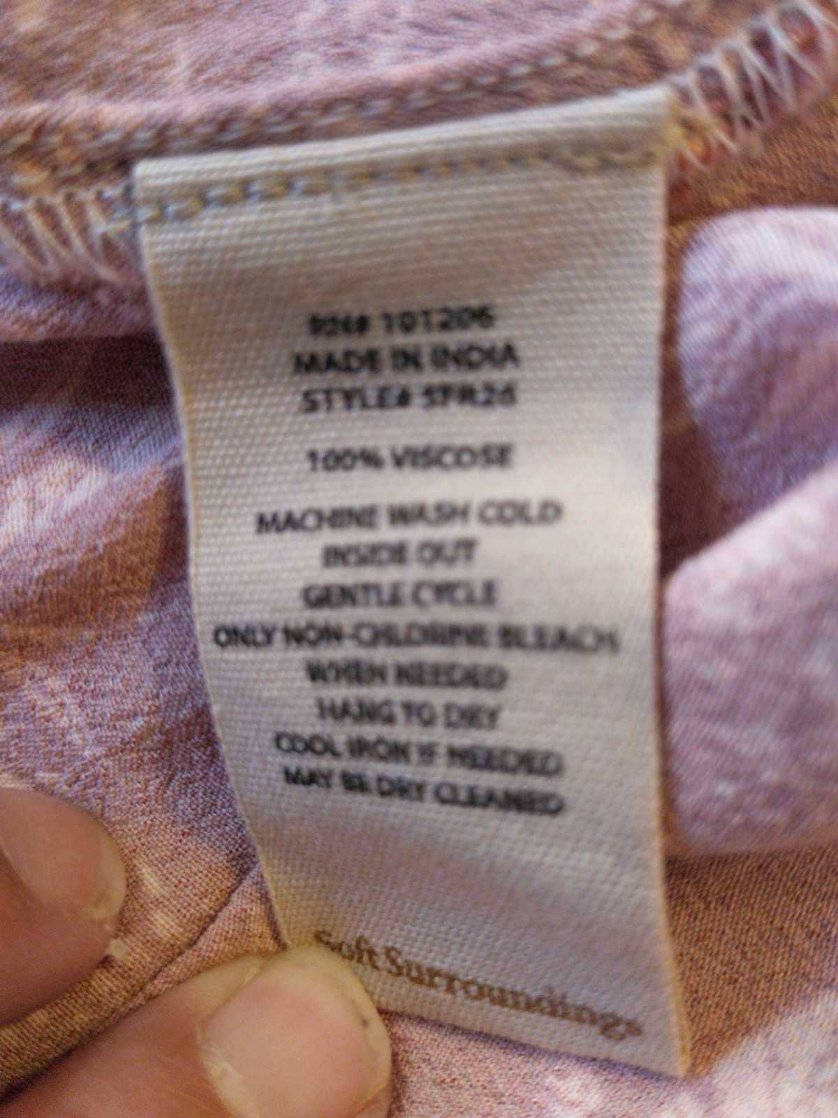 Soft Surroundings Patchwork Tunic Shirt  Size 1x … - image 6