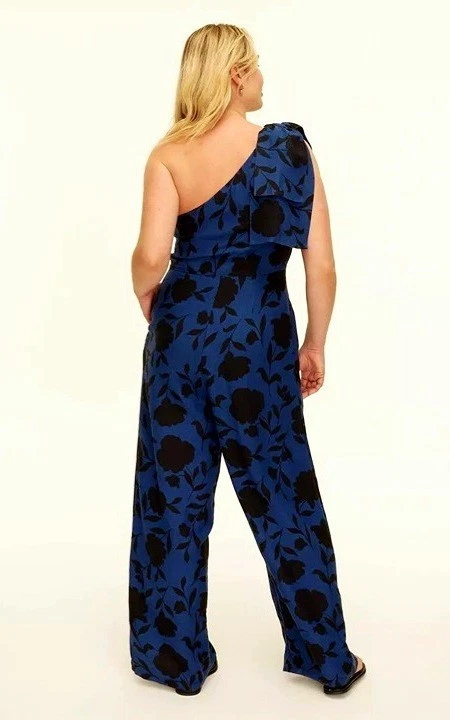 Kate Spade Target Women's Linen Blend One-Shoulder Jumpsuit Size 4 NWT - Image 2 of 4