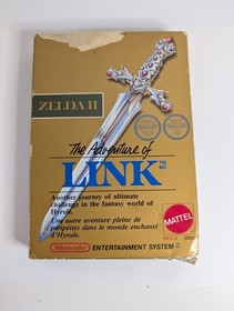 Zelda II: The Adventure of Link - Nintendo NES Complete CIB Authentic 1 Day Ship