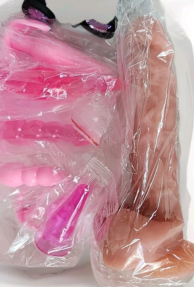 Paquete de fiesta consolador ventosa GSpot próstata estimula 10 juguetes sexuales para mujeres y hombres Foto 2 de 4