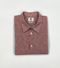 Men's Red & White PS Paul Smith Shirt Medium M Slim Fit Hearts Long Sleeved A