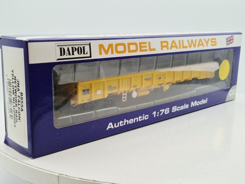 Dapol B855A JNA "Falcon" Drehgestellschotterwagen in Network Rail gelb - NLU 29003 | Condition: Used