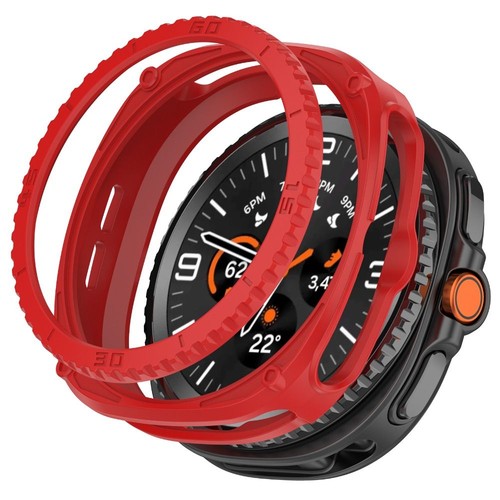 TPU Protective Frame+Watch Bezel for Samsung Galaxy Watch 8 Classic - Photo 3 sur 17