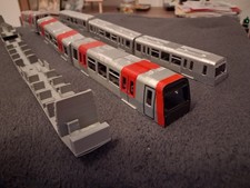 U-Bahn HH DT5 in HO/0/N / TT/Z vorerst als Gehäuse (3 Teilig)