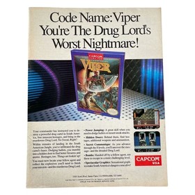 Kings of the Beach Silent Service Ultra NES Game Vintage Magazine Print Ad 1990