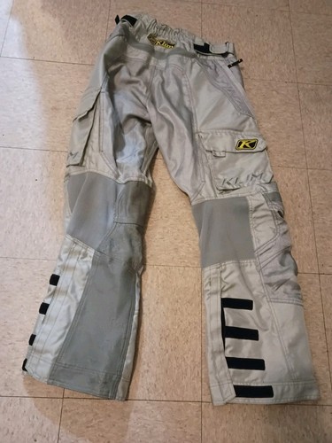 Klim Dakar Mens Pants Gray Size 32 X 31