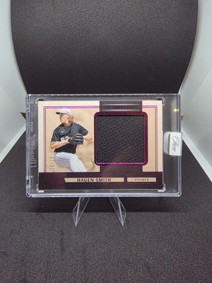 2025 Panini Three and Two Prospect Swatches Hagen Smith patch /32