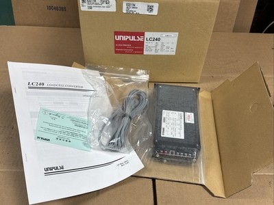 NEW UNIPULSE LC240 Load Cell Converter 10V Gain: LO Filter: 1kHz 100V FAST SHIP