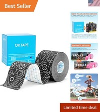 Latex-Free PRO Kinesiology Tape, 2” x 16ft – Enhance Performance & Recovery 2.46 per gallon
