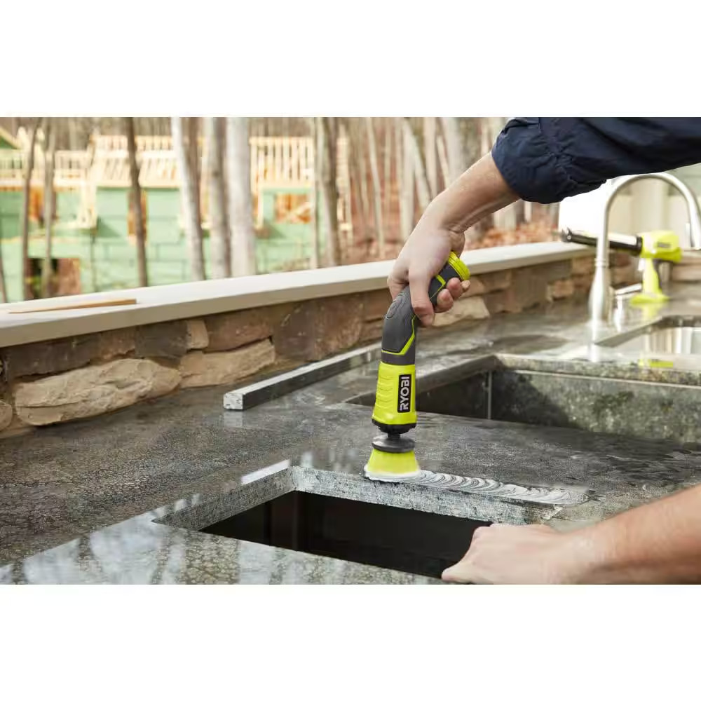 Ryobi P4400 4-Volt Cordless Compact Scrubber