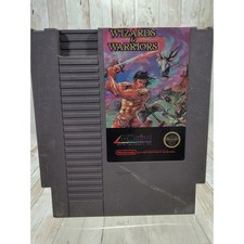 Jeu Wizards & Warriors Sur NES - Complet, Boîte Et Notice - Version PAL - Bon état