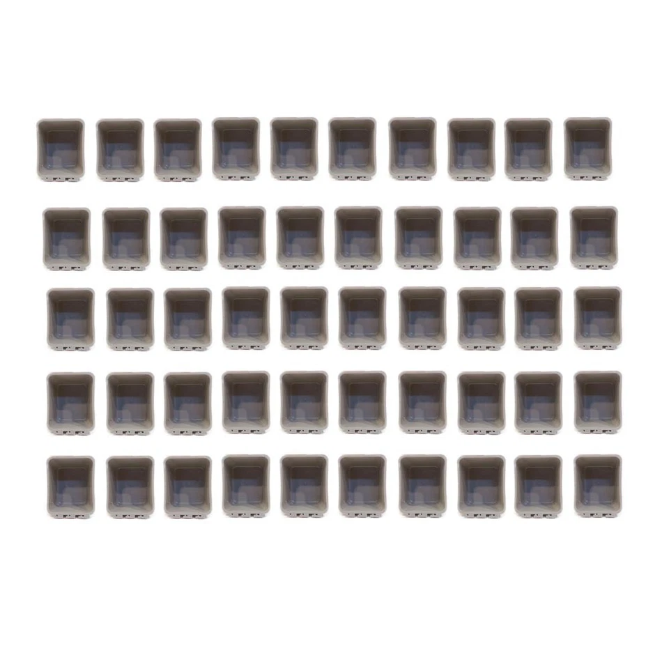 50pk Gray Cage Cups 1 Pint / 16 fl oz Hanging Feed & Water Cups Chicken Poultry - Image 3 of 4