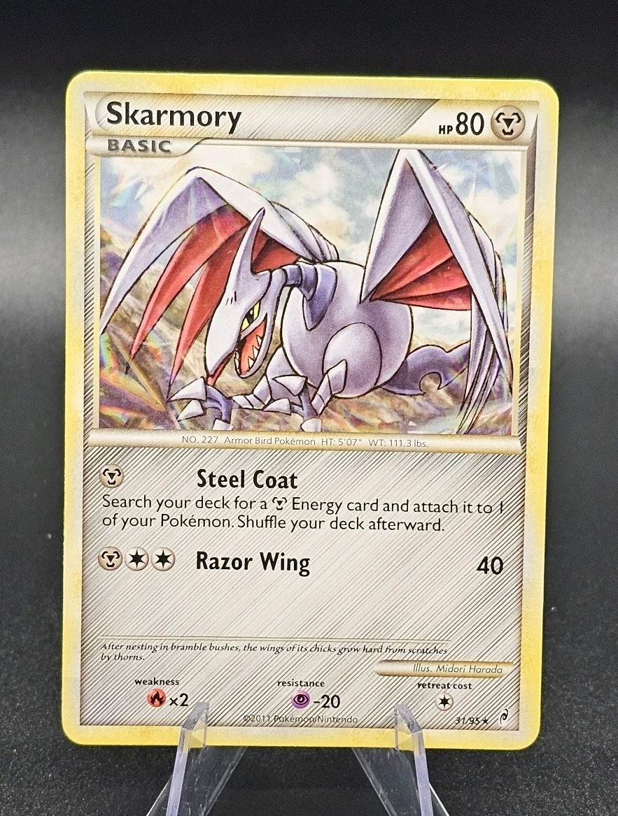 Skarmory 31/95 – Call of Legends – Pokémon TCG 2011 CLEAN Rare