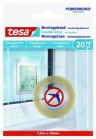 Tesa Montageband 1,5 M X 19 Mm Transparent Klebeband Doppelseitig Montage Band