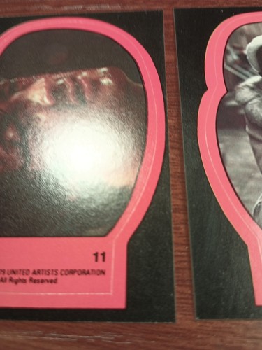 ROCKY BALBOA + ADRIAN ROCKY 2 MOVIE 1979 TOPPS STICKER CARDS #11 AND 21 BOTH - Picture 5 of 16