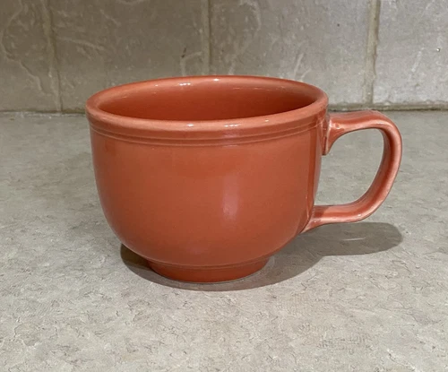 Homer Laughlin Persimmon Jumbo Mug~Fiestaware