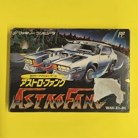 Astro Fang Super Machine Nintendo Famicom NTSC-J A Wave Boxed Manual Tested