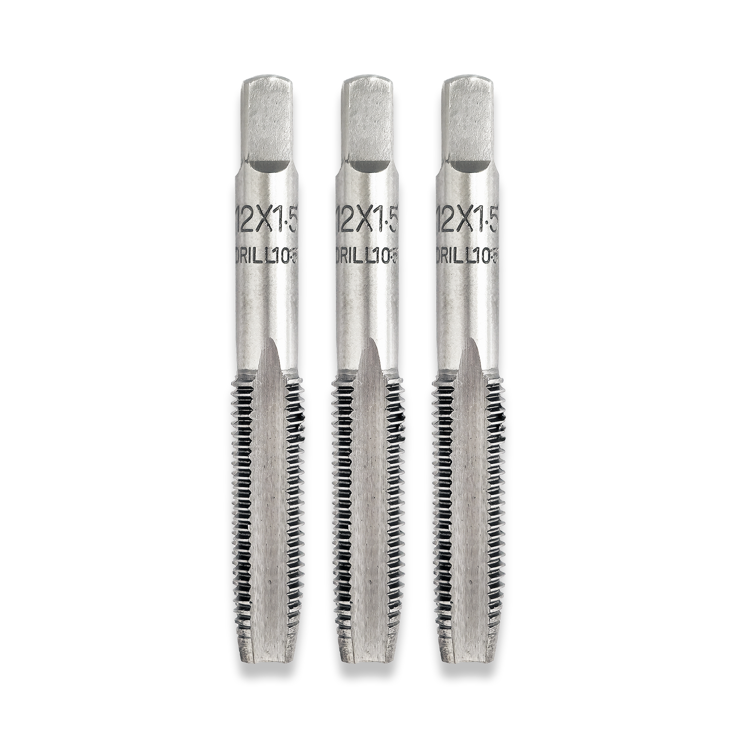 12MM X 1.5 METRIC TAPS CARBON STEEL FIRST SECOND TAPER TAP M12 THREAD RDGTOOLS