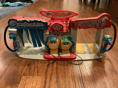 #ad LIL CHUCK#x27;S TALKIN#x27; TRUCK STOP CAR WASH TUNE UP 2000 VTG WORKING Sounds Voices $26.99