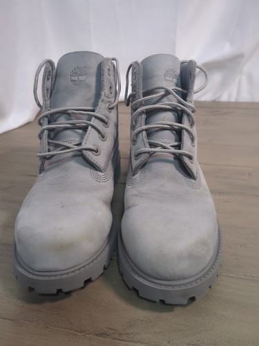 Timberland Juvenil Reino Unido Talla 2 Botas Gris - Imagen 2 de 7