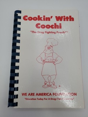 New Bern NC 1990 We Are America Foundation Spiral Cookbook Cookin' With Coochi
