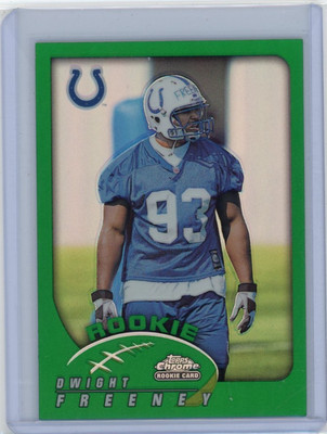 2002 Topps Chrome Dwight Freeney Rookie Refractor #171 Colts