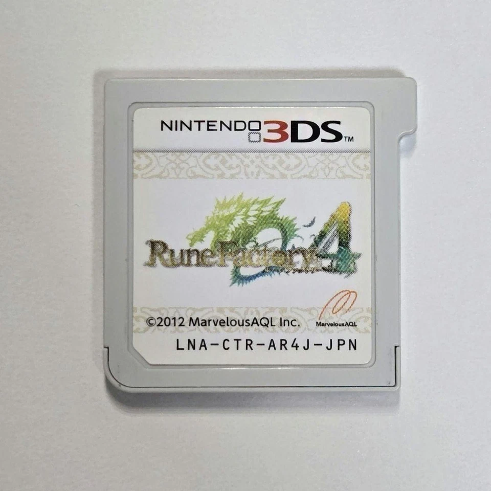 Rune Factory 4 3DS Nintendo Game Japan Version Region-locked Marvelous - Image 2 of 3