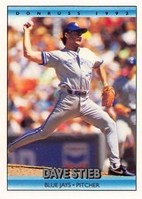 Dave Stieb 1992 Donruss 724 Toronto Blue Jays Baseball Card