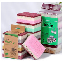 Eco-Friendly Plastic Free Kitchen Sponge 100% Biodegradable Compostable 5/10 Pac