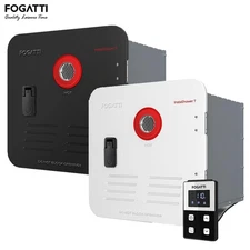 FOGATTI Tankless RV Water Heater 15x15 in Propane Gas 48,000BTU with Controller