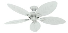 Hunter Fans - Bayview 54 Inch Ceiling Fan with Pull Chain-White Finish