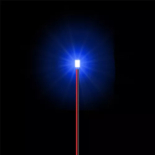 50PC Pre Wired Blue #0402 SMD LEDs Lighting Kits Pre-soldered Micro LEDs USA - Bild 4 von 16