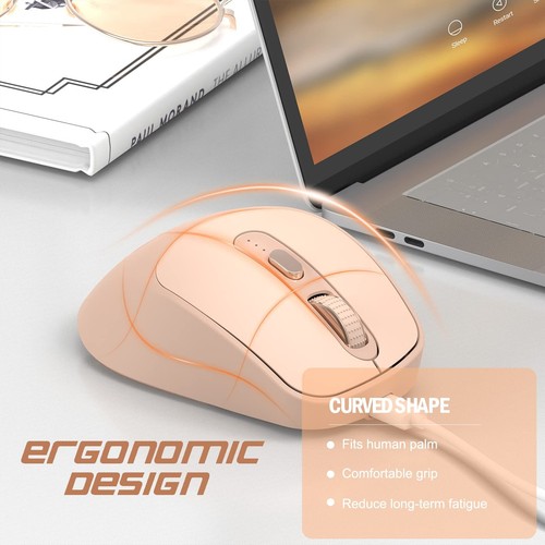 ZIYOULANG Silent Wireless Gaming Mouse Multi-Colour Backlit Rechargeable - Picture 78 of 81