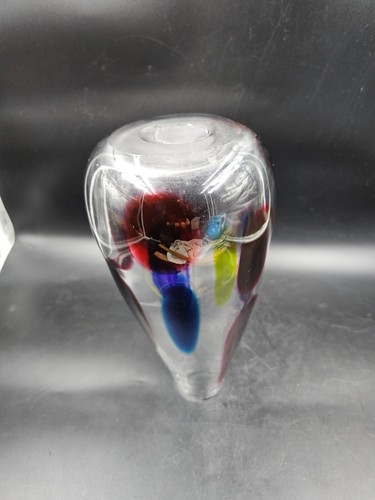 Jane Charles Art Glass Pebble Vase - Picture 8 of 9