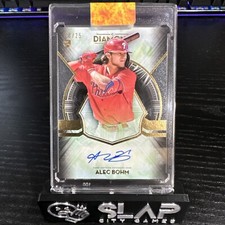 ALEC BOHM 2021 TOPPS DIAMOND ICONS RC ROOKIE AUTOGRAPH PHILLIES AUTO SP #18/25