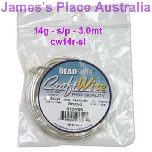 Craft Wire - heavier diameter - Round - Non-Tarnish - Foto 8 di 13