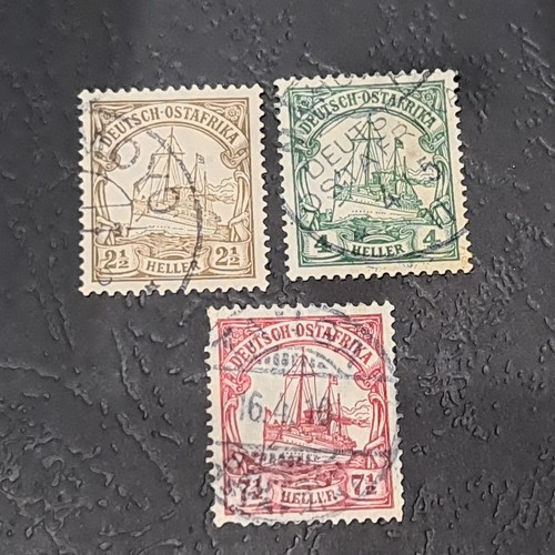 Tedesco-Africa orientale 1896-1905. Lotto 17 francobolli. - Foto 7 di 10