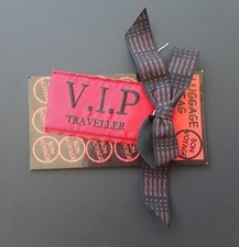 VIP Traveller Luggage Tag with Address ID Label For Suitcase Bags Luggage X78 E