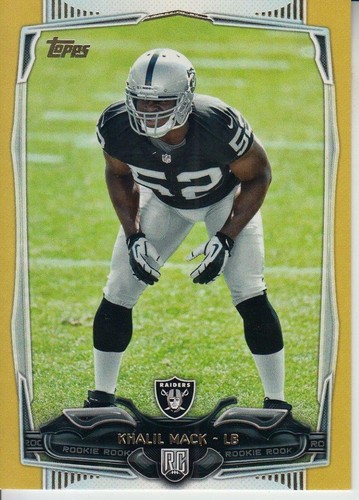 Khalil Mack [Gold] #373 2014 Topps card