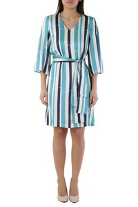 Gr Femme 126603 Italie Cristina Robe Gavioli Bleu rpYqrw