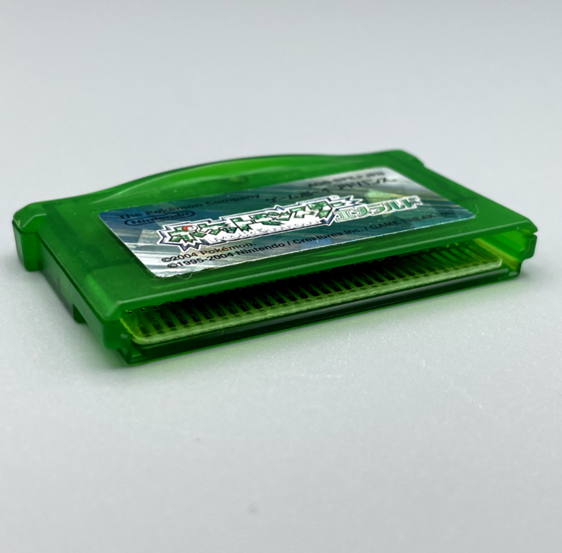 Pokemon Emerald Version Gameboy Advance Japanese GBA Game Cartridge pokemon-emerald-version-gameboy-advance-japanese-gba-game-cartridge