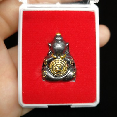Details about / Buddha Phra Pidta Nanomo Magic Close Eye LP Eiam Amulat Yant Thai Protect Luck
