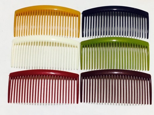 Hair Combs Hair Slides Hair Comb Plastic (24 teeth) Pack of 4 * 9 cm Long - Picture 2 of 28