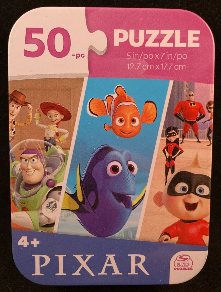 Disney 50-Piece Puzzle in Collectible Tin, for Families and Kids