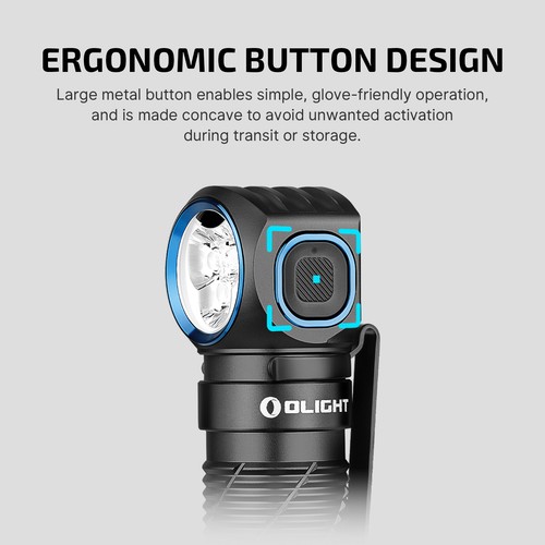 Olight Perun 3 Rechargeable Headlamp Head Torch LED with White & Red Light IP68 - Picture 6 of 37