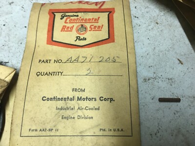 NOS Continental Engine Valve Spring Keeper AA7 AU8 AU85 David Bradley AA7I205