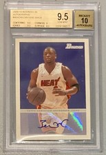 DWYANE WADE 2009-10 Bowman 48 Signatures Autograph BGS 9.5 Auto 10 Gem Mint Heat
